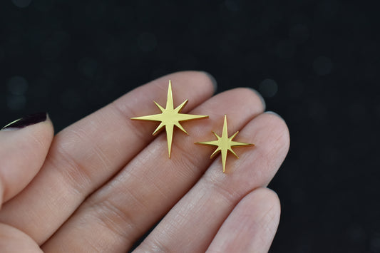 Gold Star Bright Mini Pins image 2
