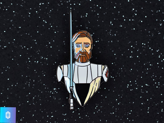 Obi Wan Enamel Pin image 0