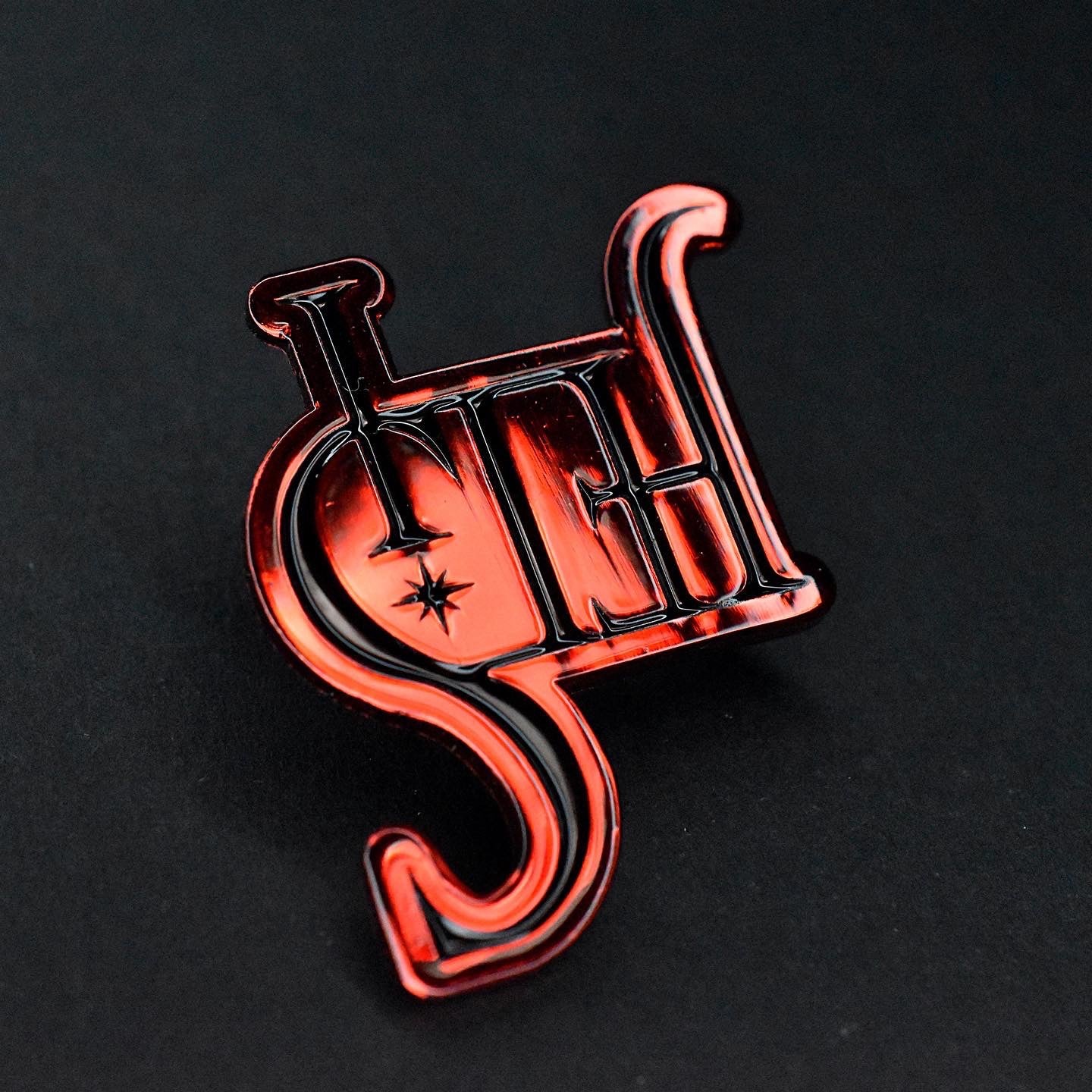 Duality Ambigram Enamel Pin image 5