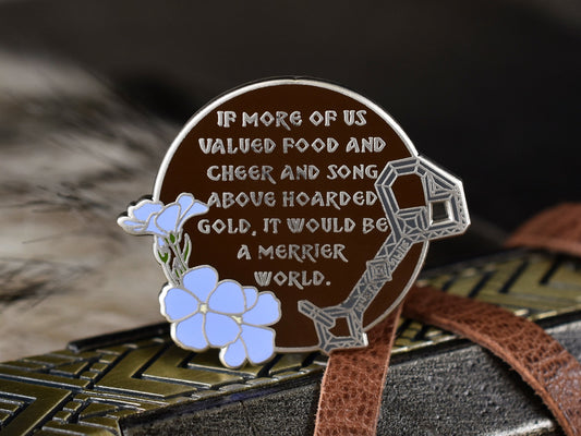The King Under the Mountain Enamel Pin image 0