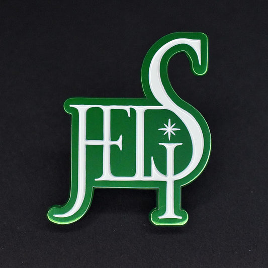 Duality Ambigram Enamel Pin image 3