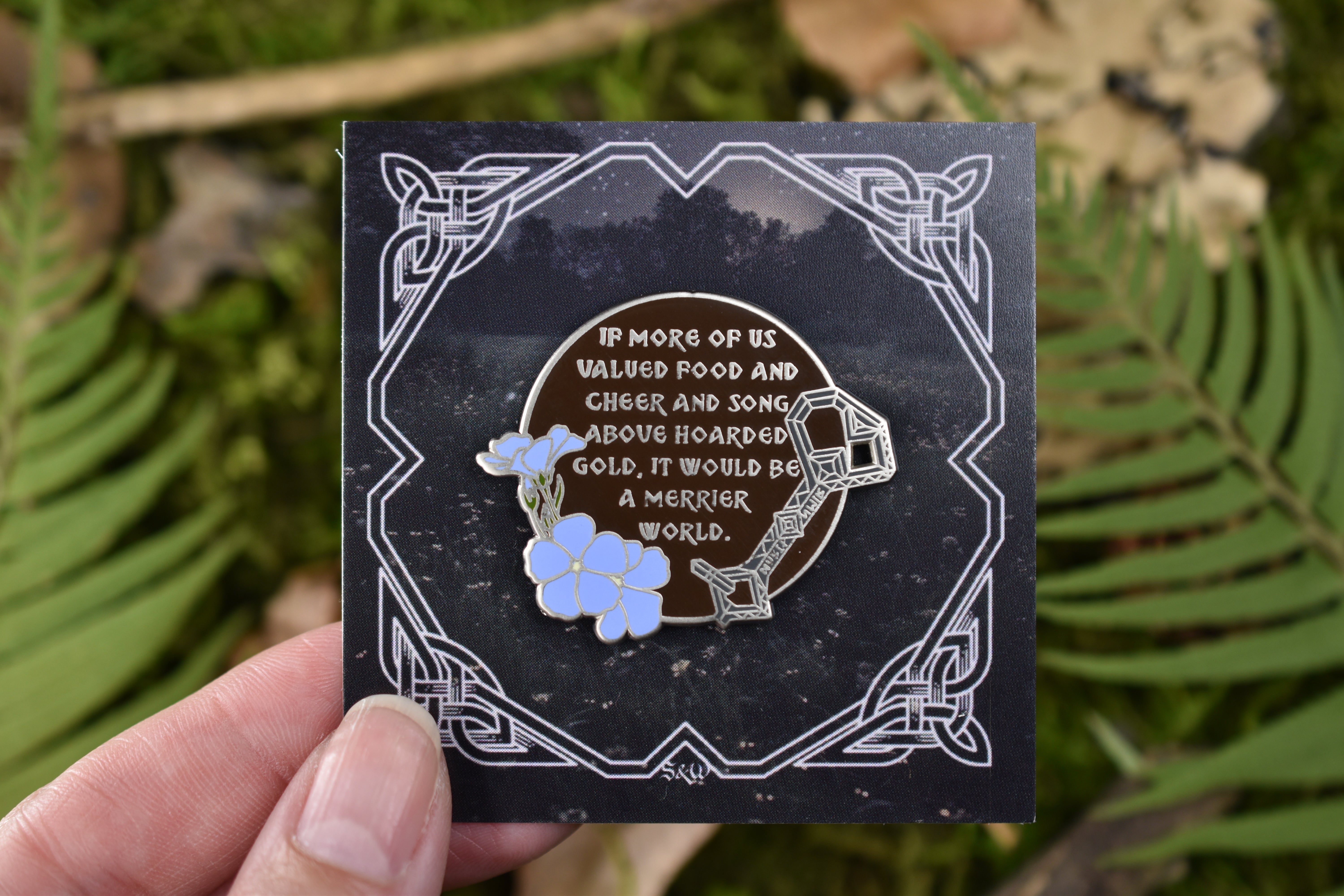 The King Under the Mountain Enamel Pin image 1