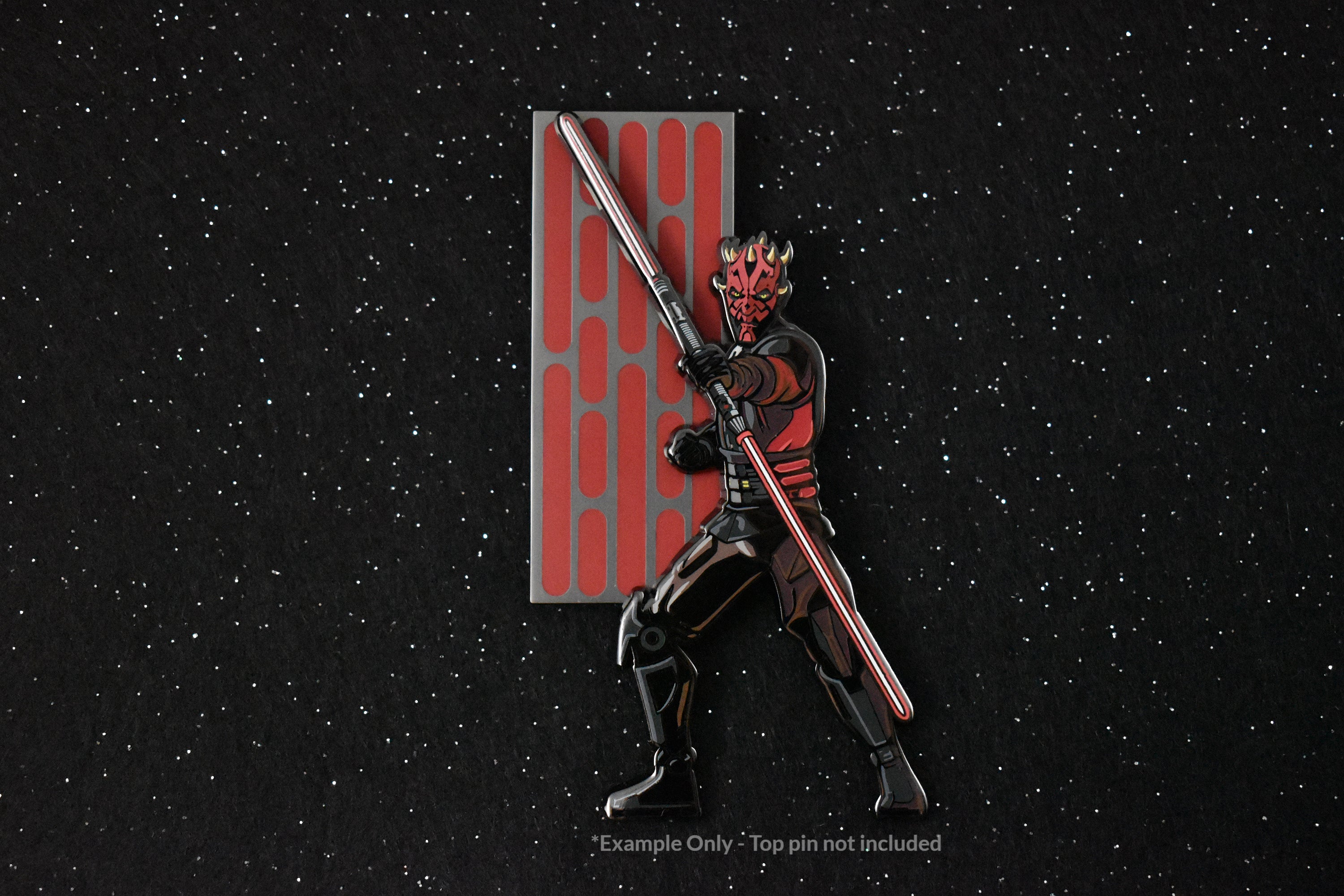 Red Light Panel Backdrop Pin image 2