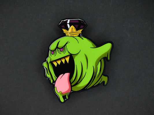 Slimer King Boo Enamel Pin image 0