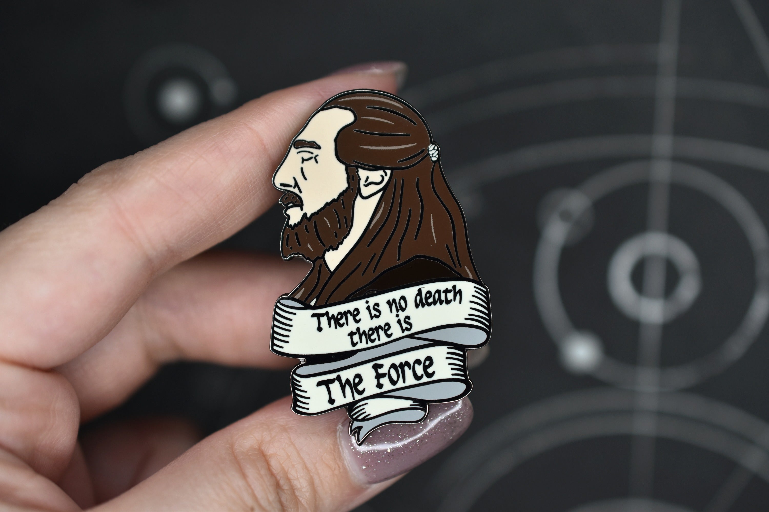 Discerning Master Enamel Pin image 2