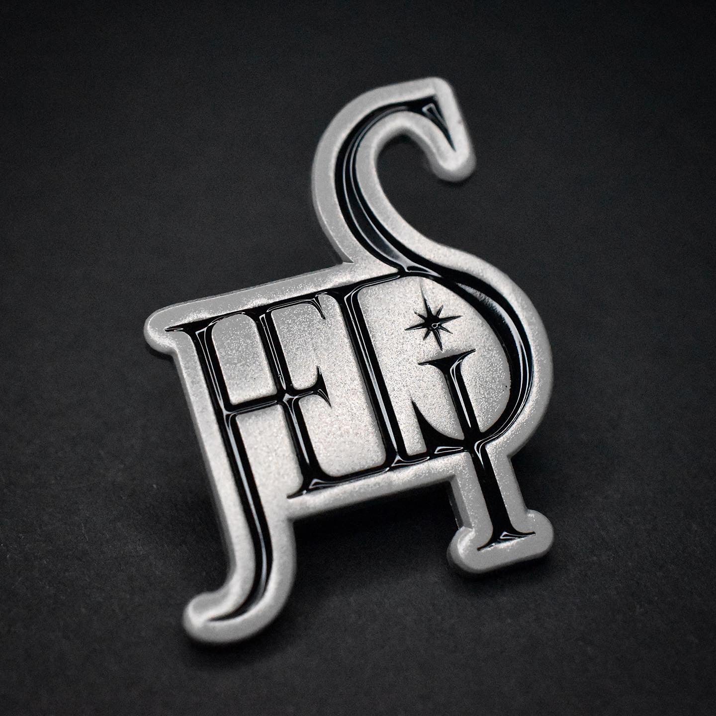 Duality Ambigram Enamel Pin image 7